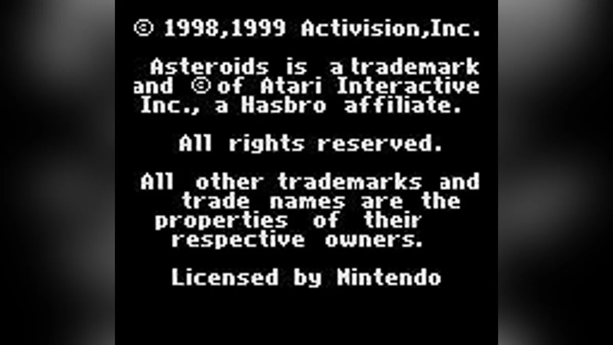 Screenshots from Asteroids / Image 17