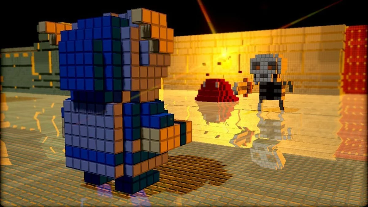Screenshot dari 3D Dot Game Heroes / Gambar 1