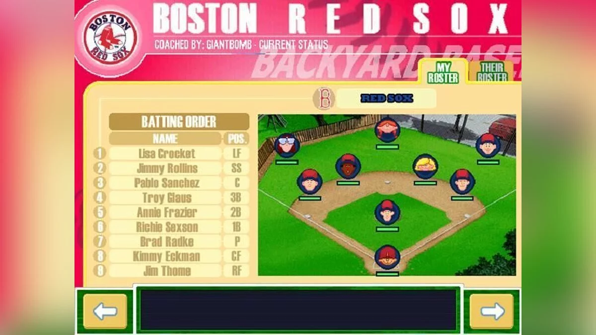 Screenshots aus Backyard Baseball 2003 / Bild 8