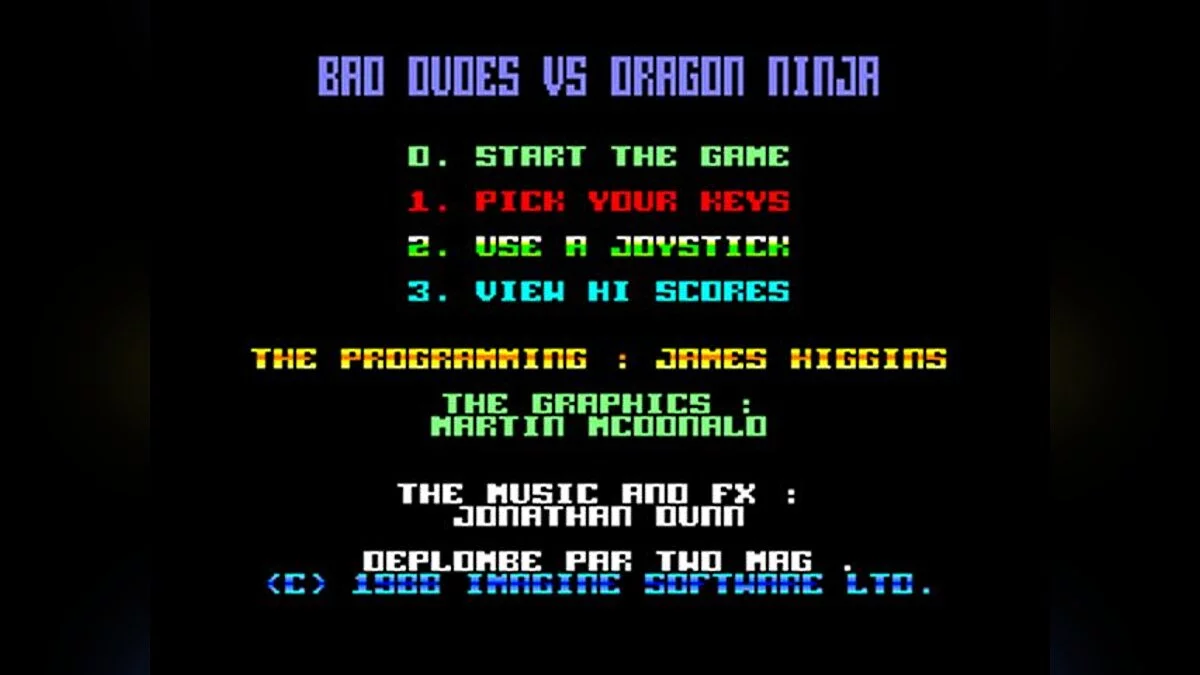 Screenshots from Bad Dudes / Image 87