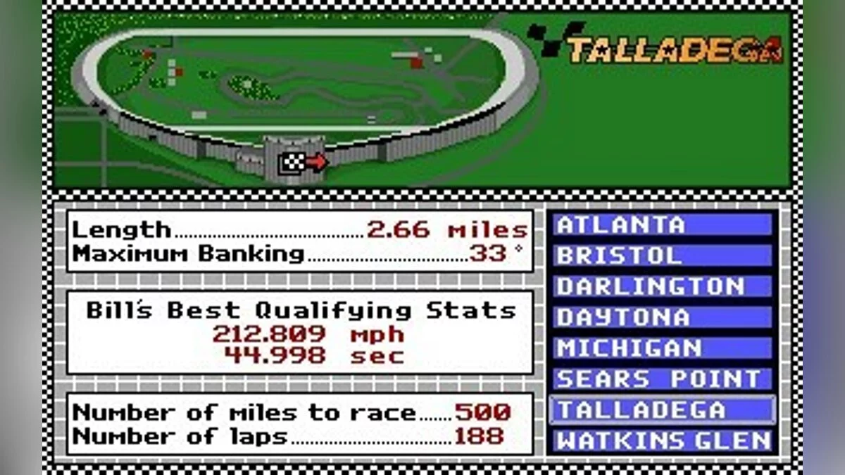 Screenshots aus Bill Elliott's NASCAR Challenge / Bild 32
