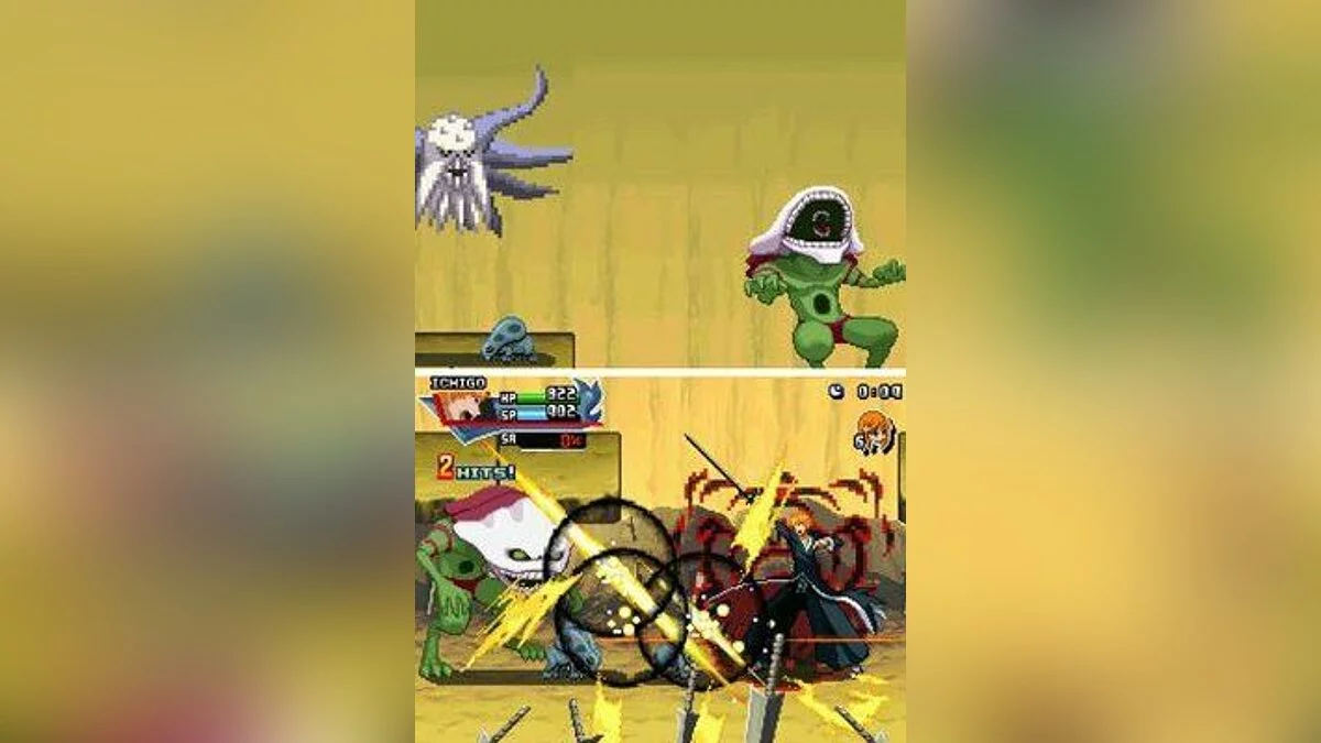 Capturas de tela de Bleach DS 4th: Flame Bringer / Imagem 5