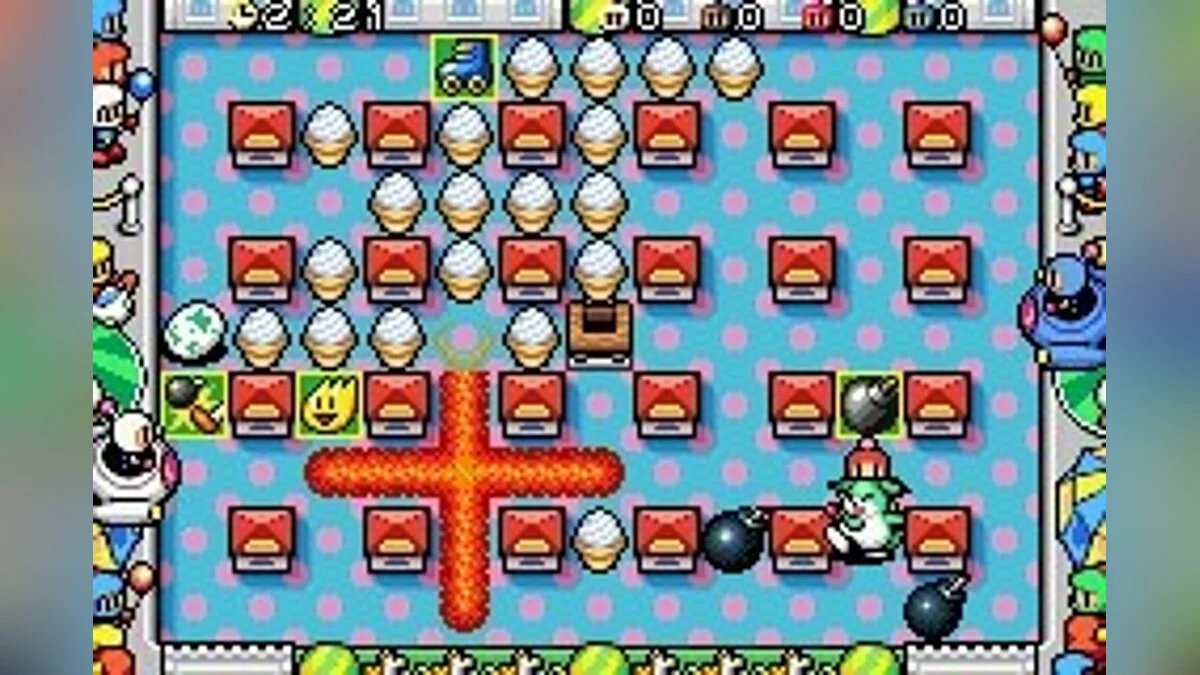 Posnetki zaslona iz Bomberman Jetters: Densetsu no Bomberman / Slika 24