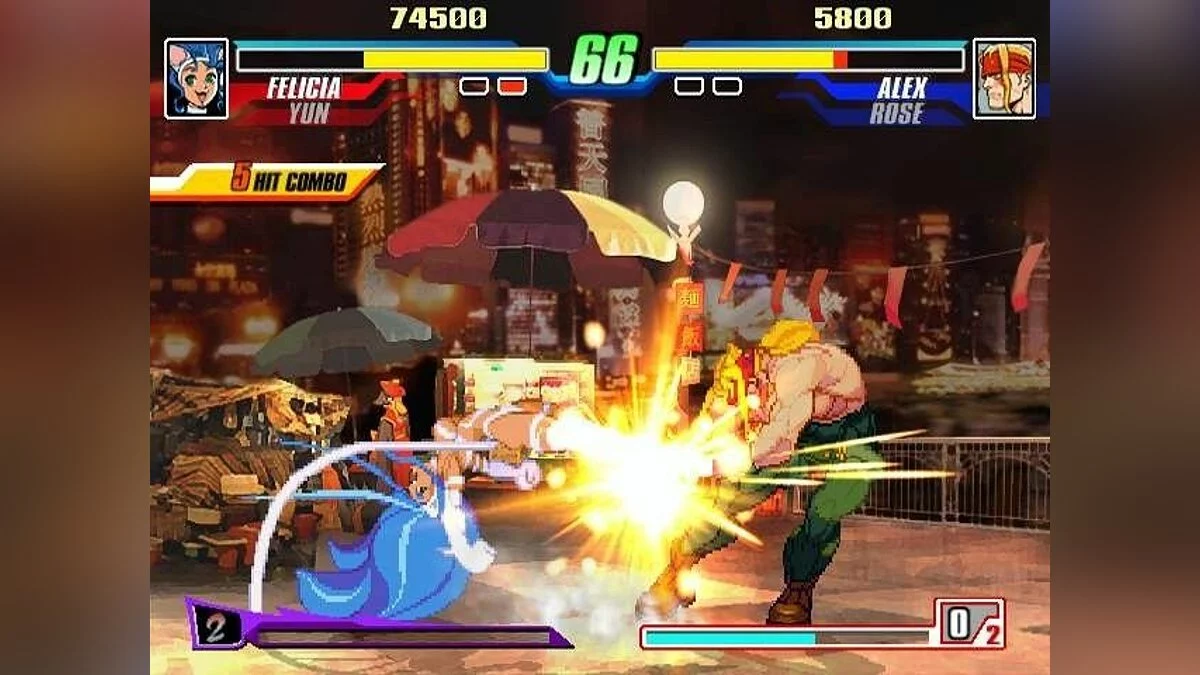 Screenshot dari Capcom Fighting Evolution / Gambar 3