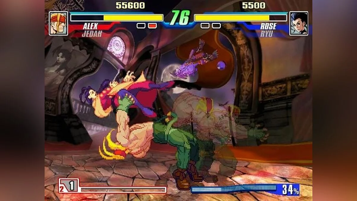 Screenshot dari Capcom Fighting Evolution / Gambar 6