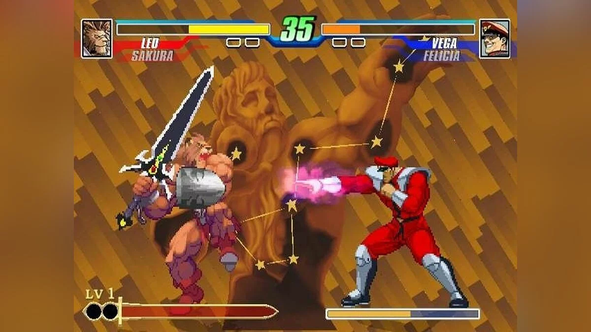 Screenshot dari Capcom Fighting Evolution / Gambar 7