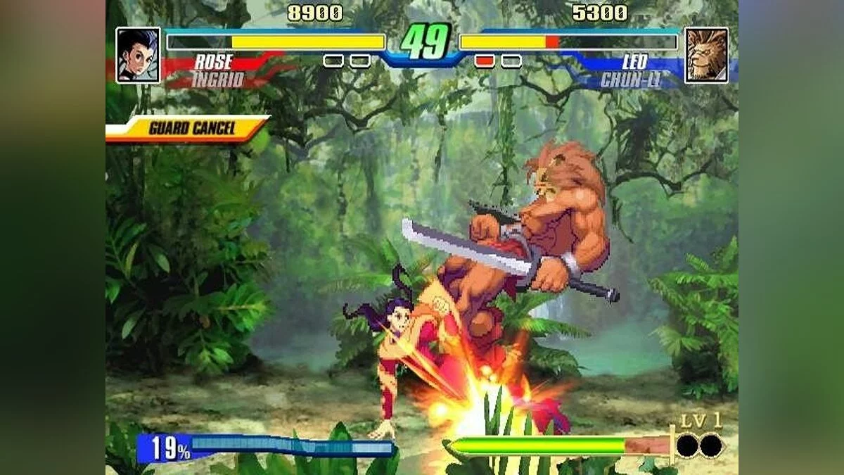 Screenshot dari Capcom Fighting Evolution / Gambar 9