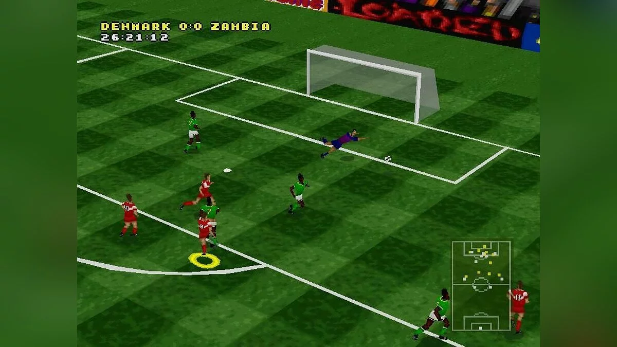 Captures d'écran de VR Soccer '96 / Image 4
