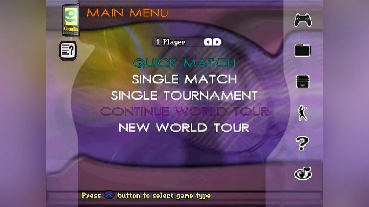 Screenshots aus Actua Tennis / Bild 1