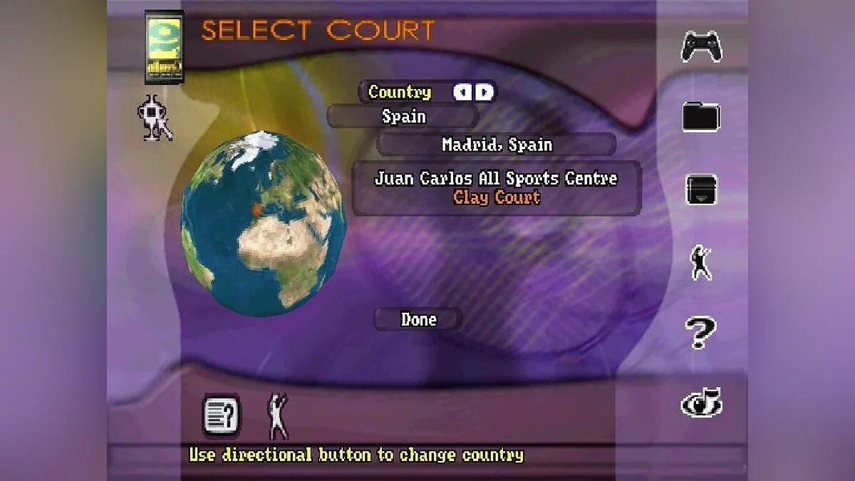 Screenshots aus Actua Tennis / Bild 3