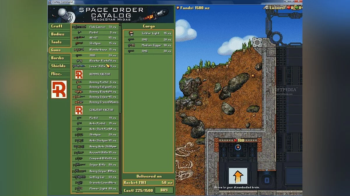 Screenshot dari Cortex Command / Gambar 3