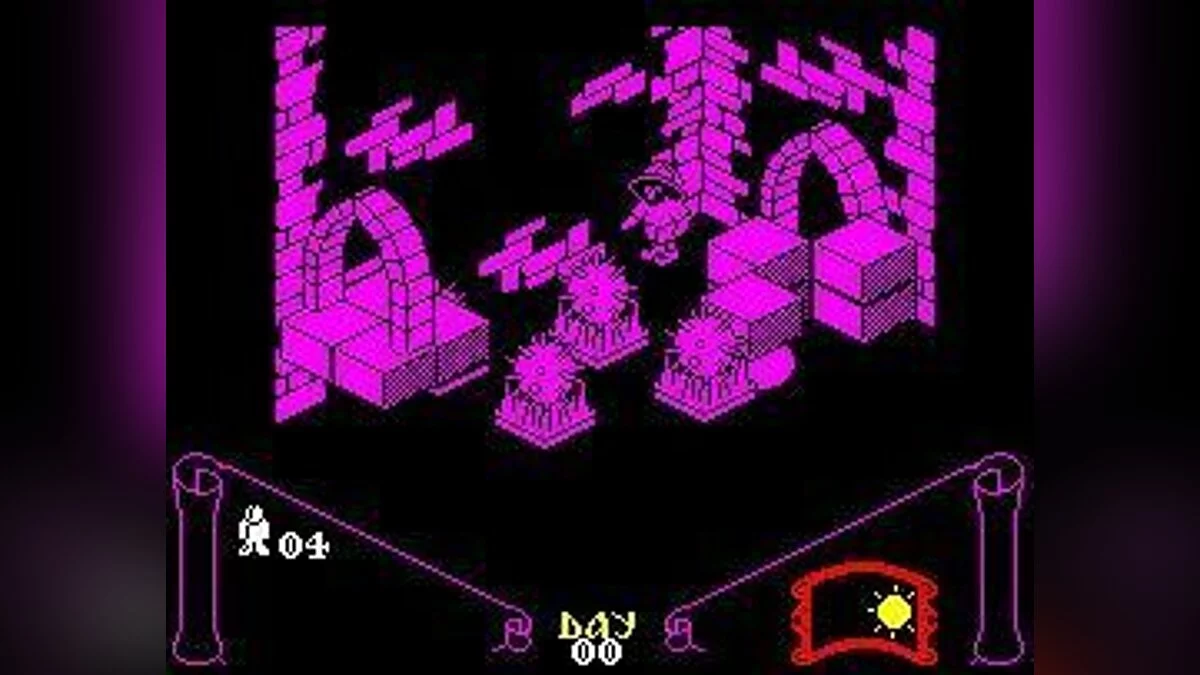 Скріншоти з Knight Lore