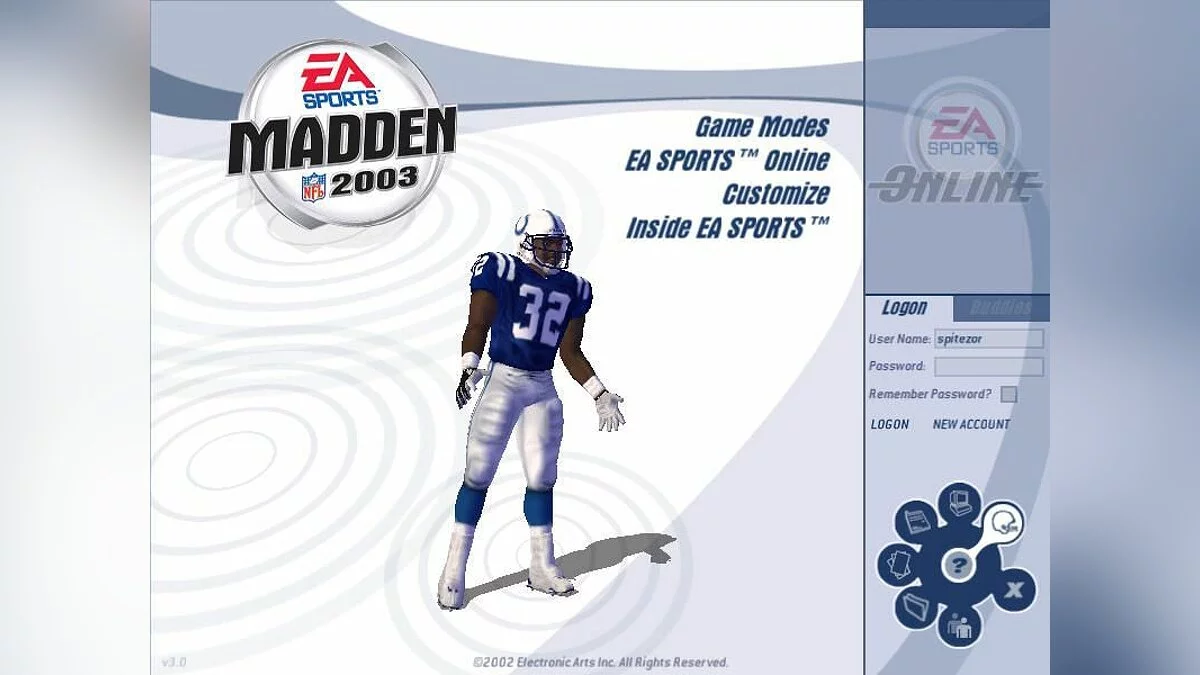 Ekran görüntüleri Madden NFL 2003 (2002) / Resim 1