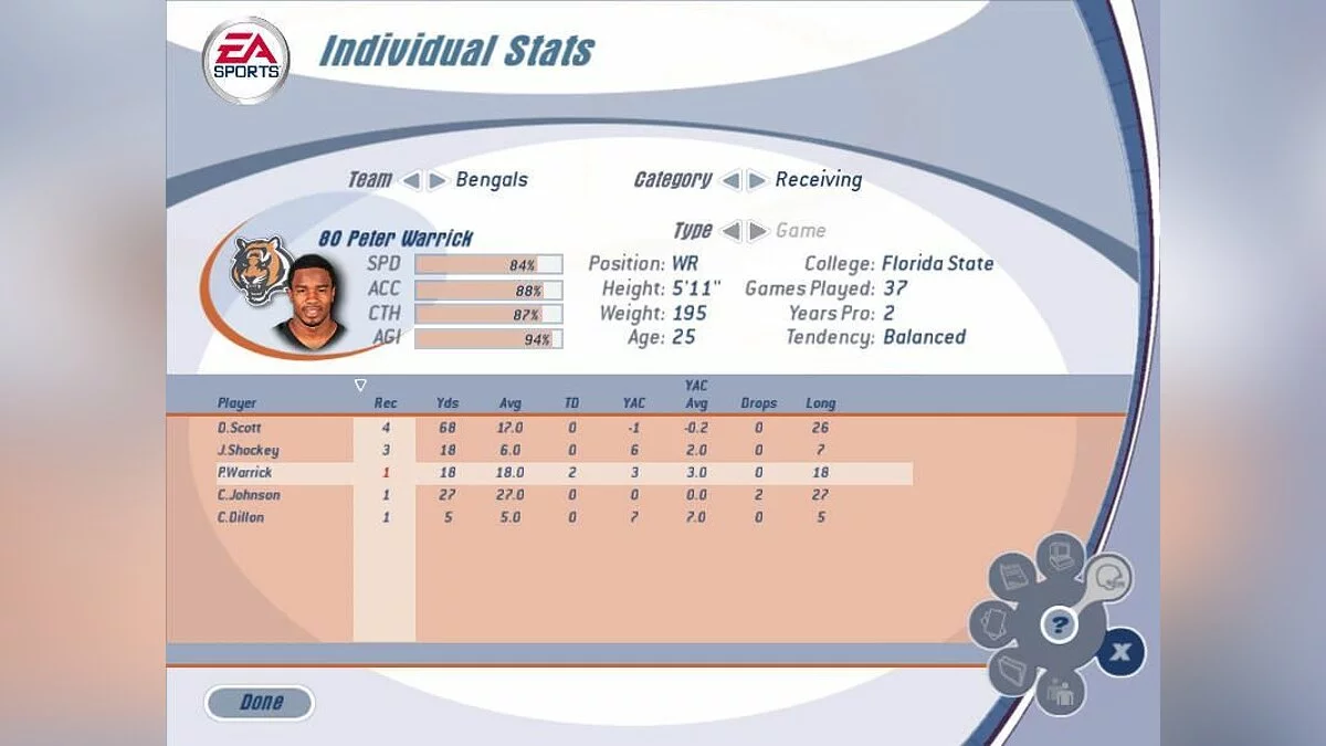 Ekran görüntüleri Madden NFL 2003 (2002) / Resim 61