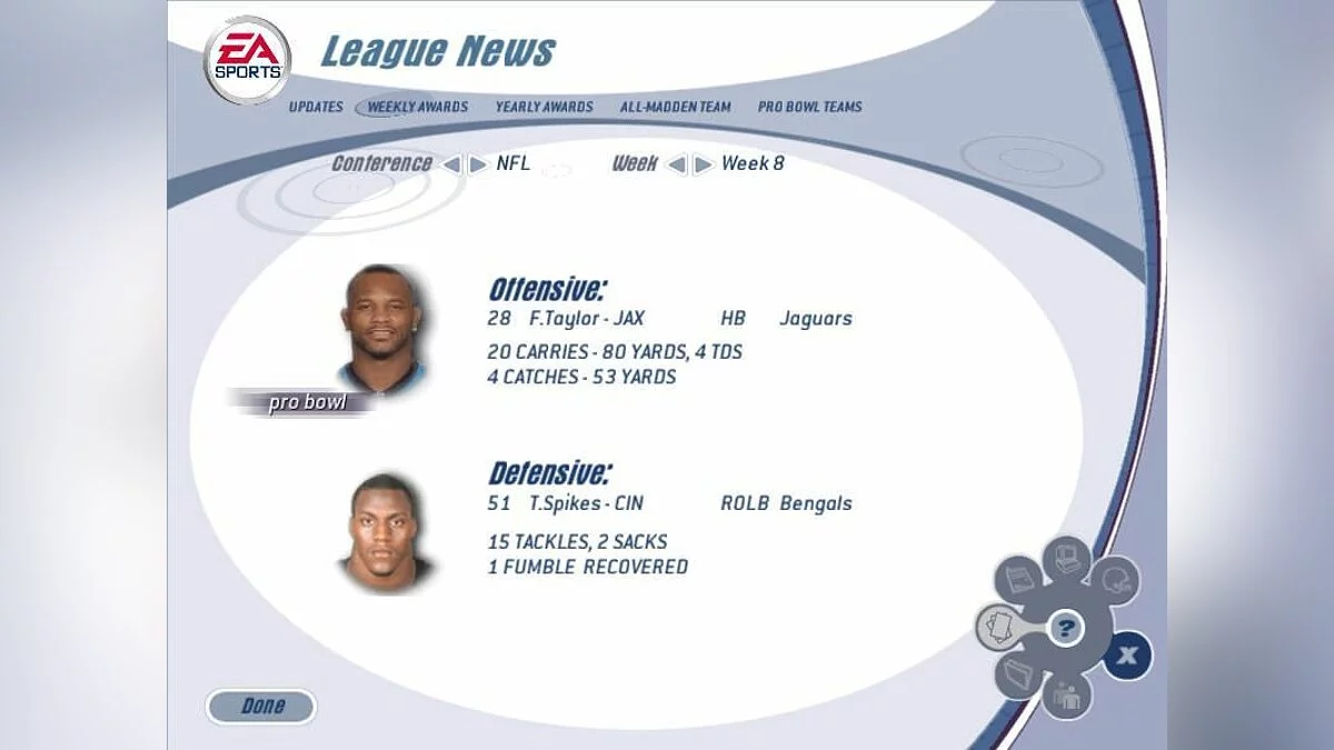 Ekran görüntüleri Madden NFL 2003 (2002) / Resim 65