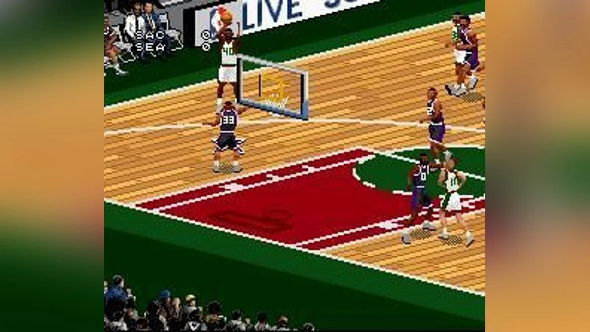 Capturas de tela de NBA Live 98