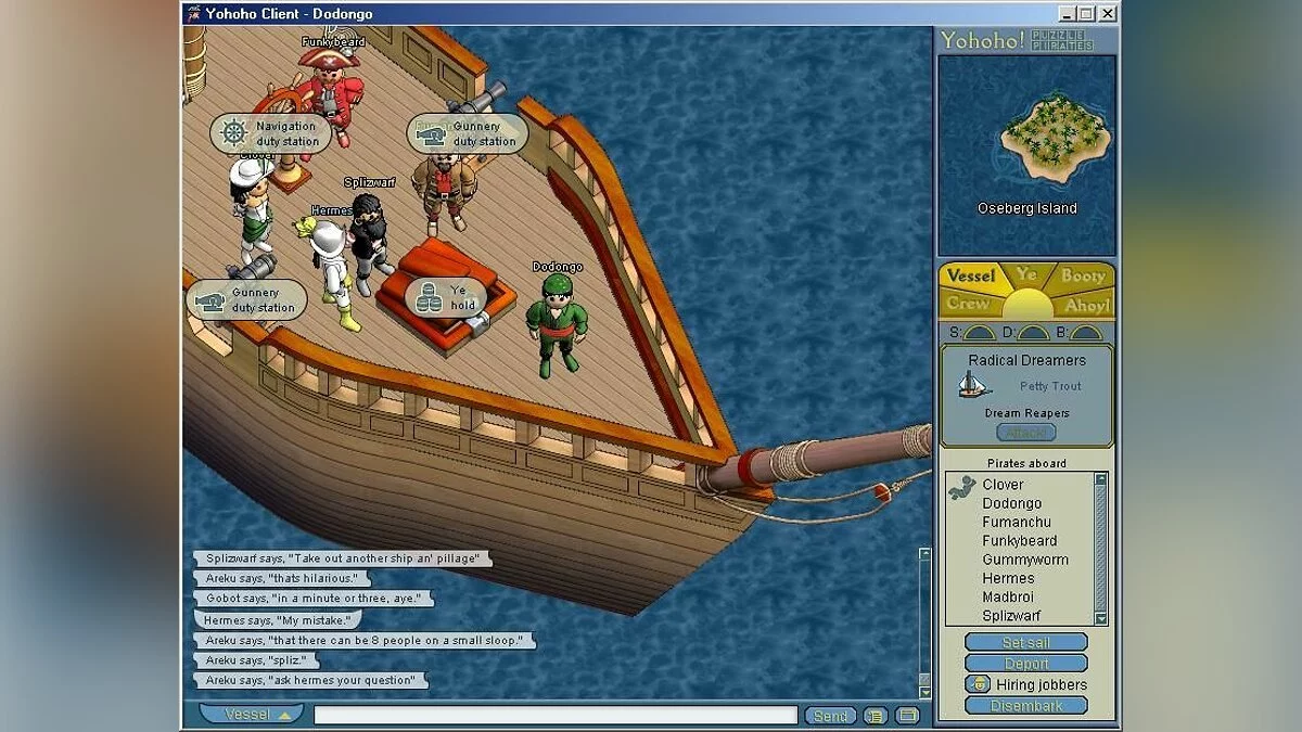 Capturas de tela de Yohoho! Puzzle Pirates / Imagem 14