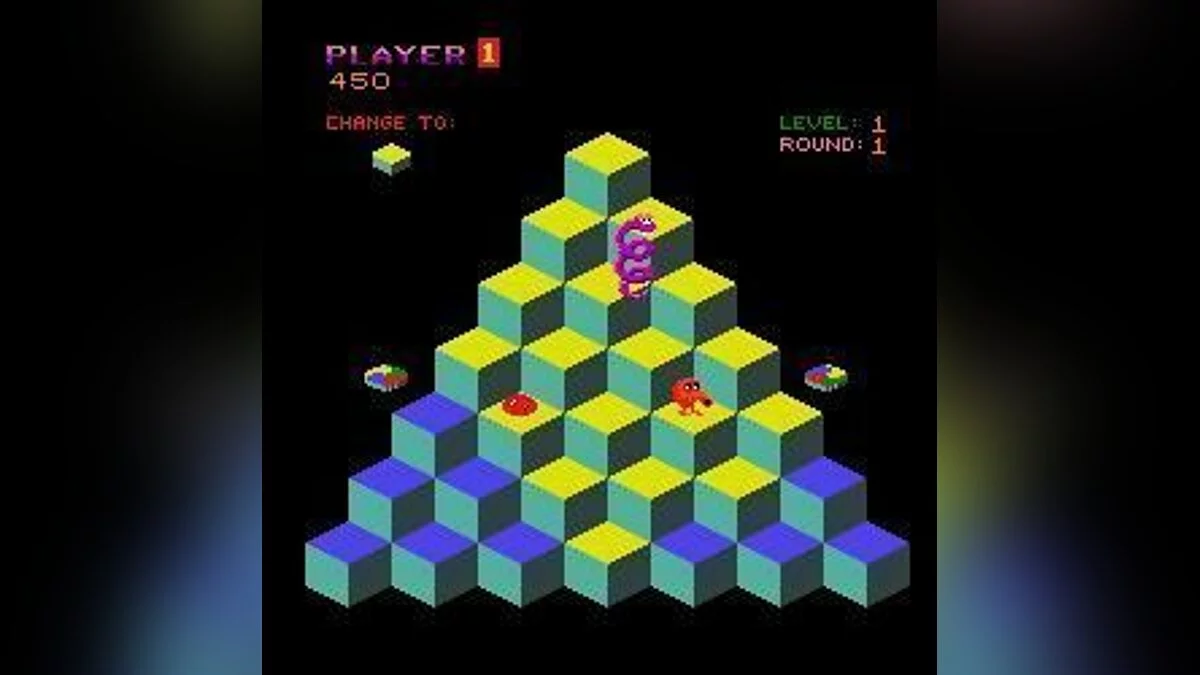Capturas de tela de Q*bert (1983) / Imagem 4