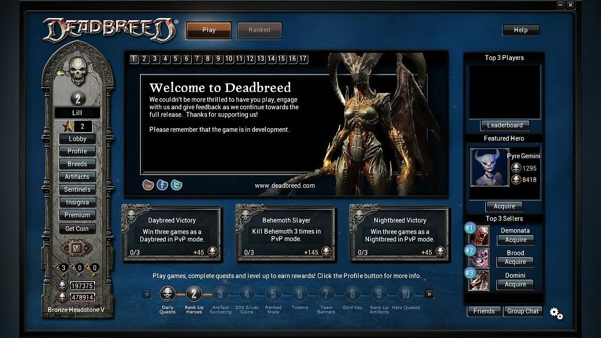 Capturas de tela de Deadbreed / Imagem 13
