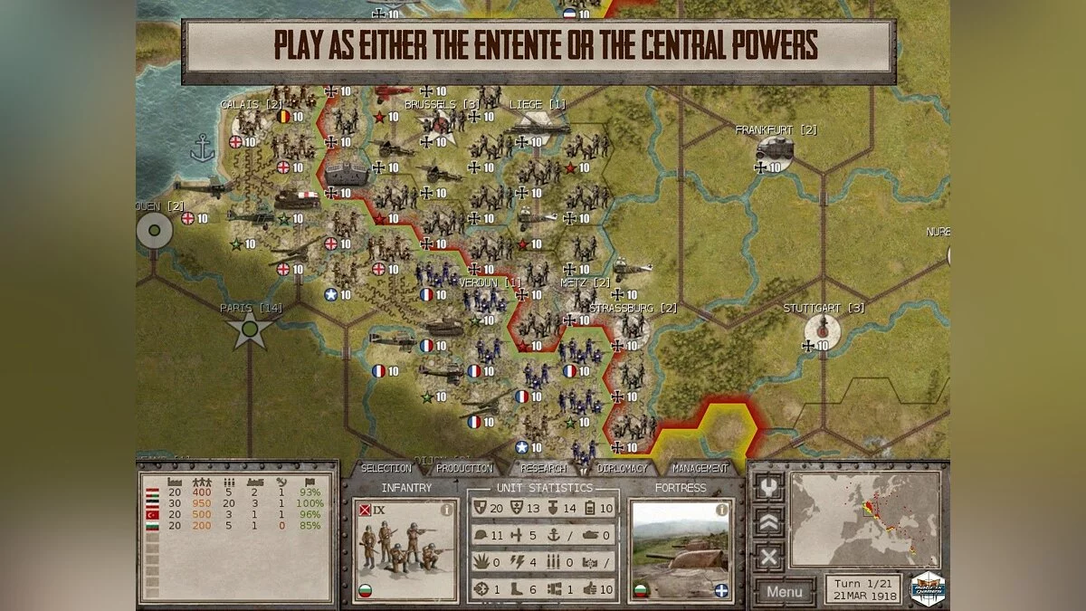 Captures d'écran de Commander: The Great War / Image 44