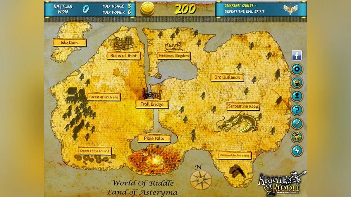 Capturas de tela de Armies of Riddle / Imagem 1
