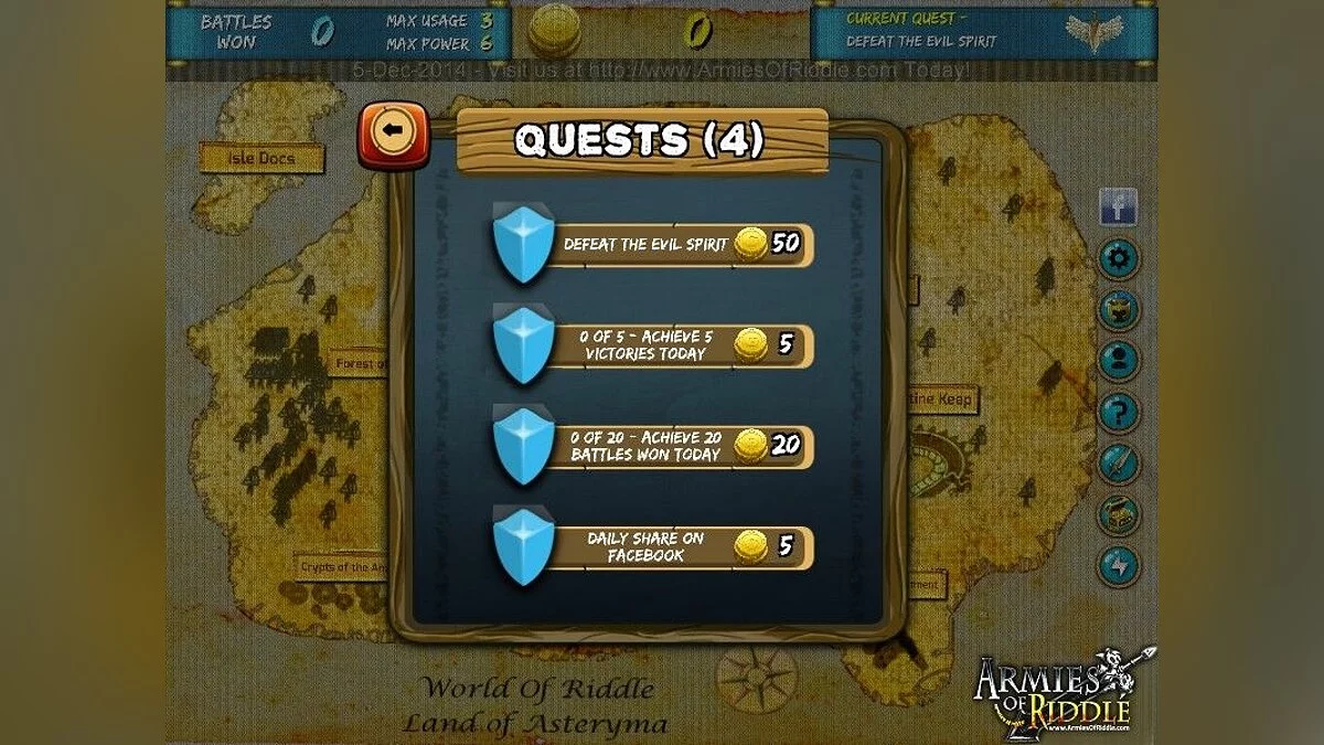 Capturas de tela de Armies of Riddle / Imagem 5