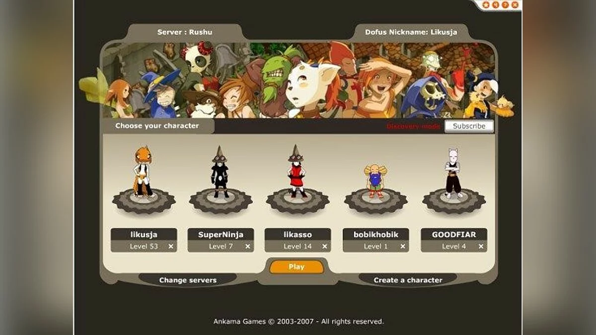 Capturas de tela de Dofus / Imagem 3