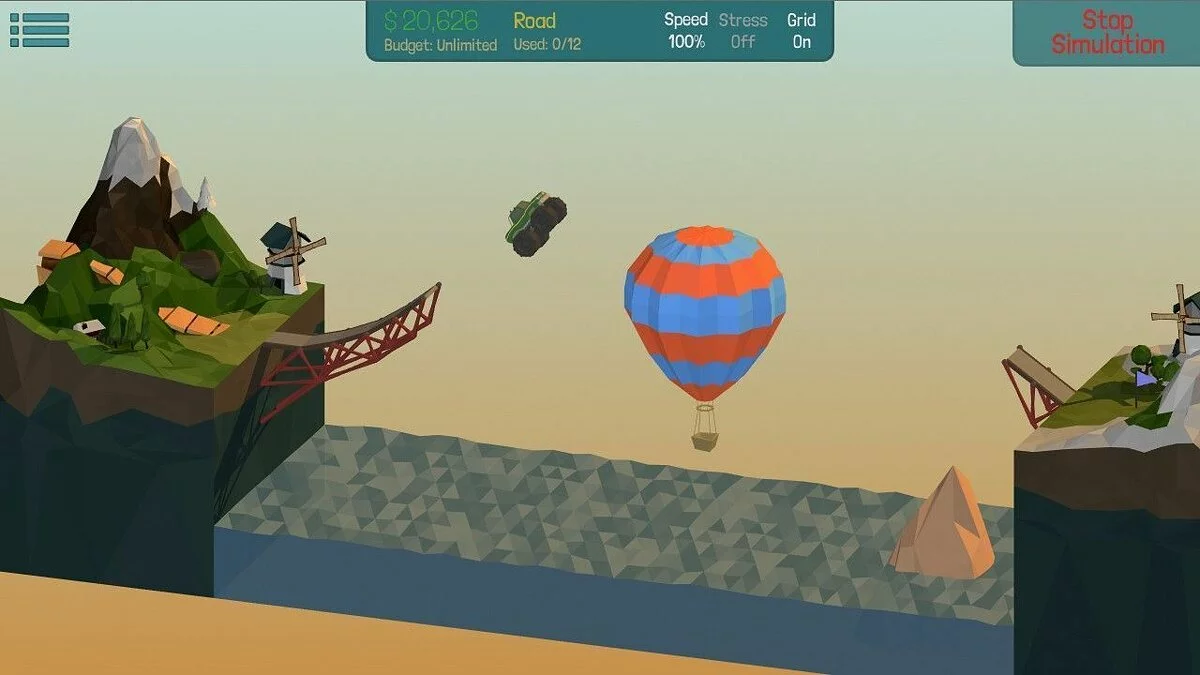 Screenshots from Poly Bridge / Image 5