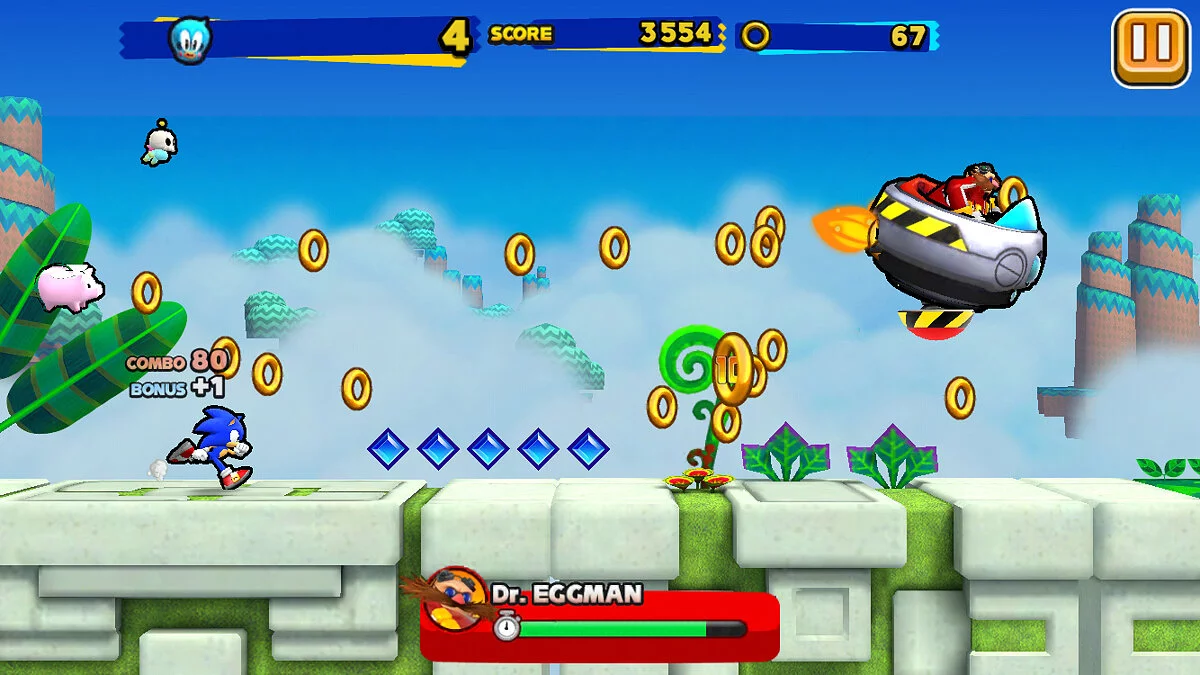 Screenshot dari Sonic Runners / Gambar 1