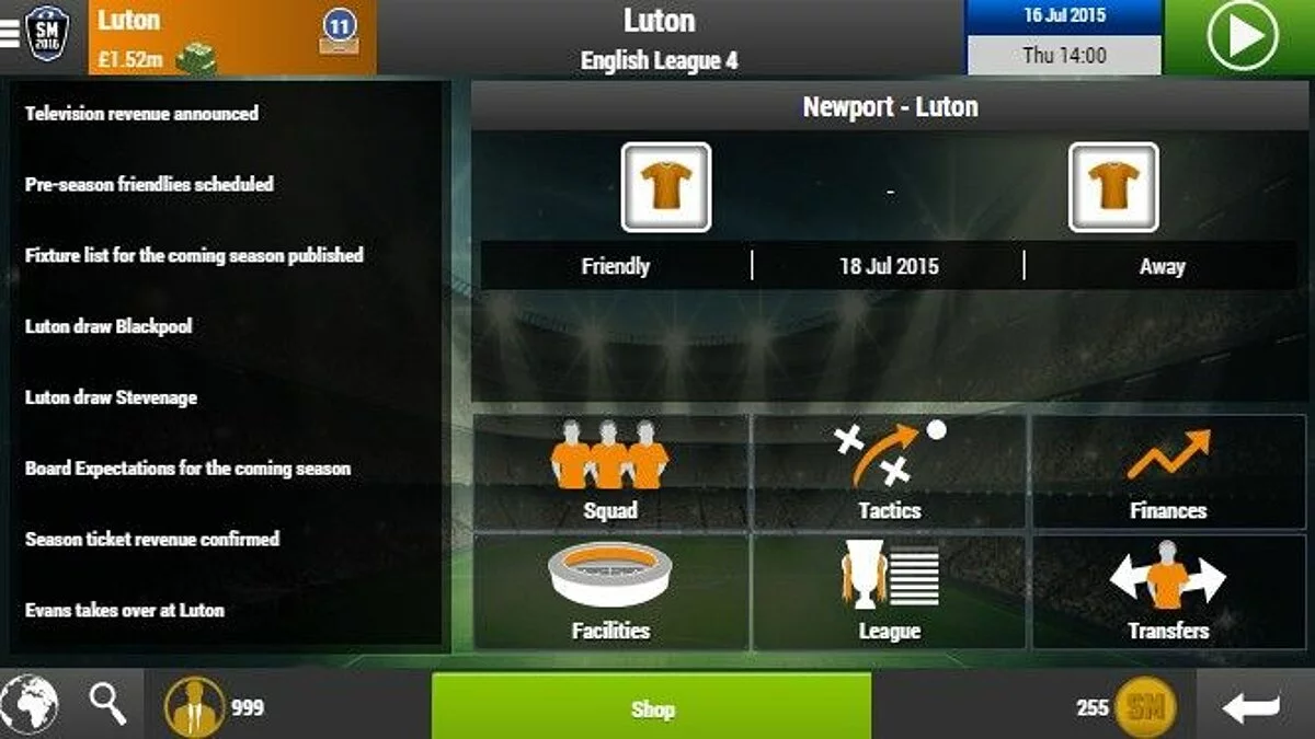 Screenshots from Soccer Manager 2016 / Image 8