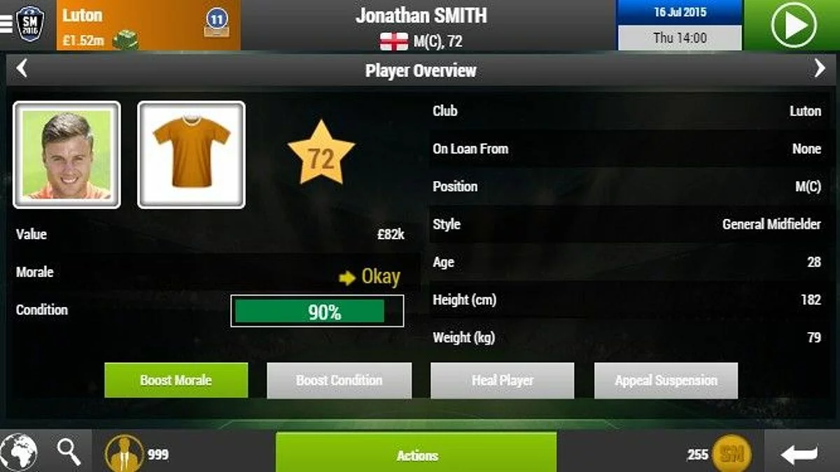 Screenshots from Soccer Manager 2016 / Image 14