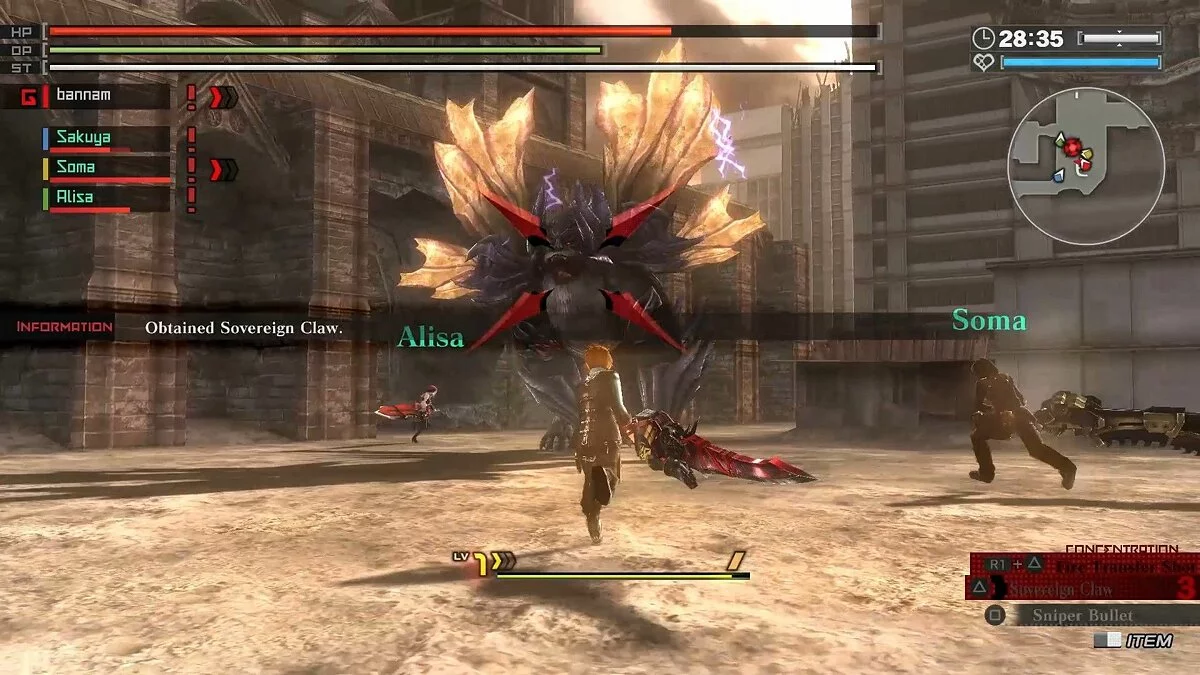 Capturas de tela de God Eater: Resurrection / Imagem 24