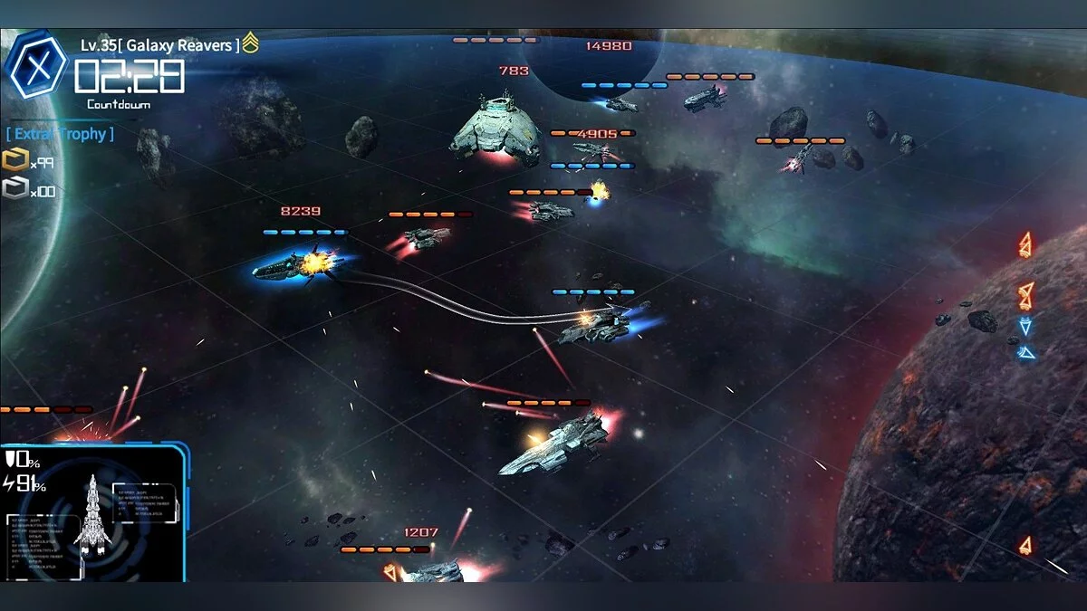 Capturas de tela de Galaxy Reavers / Imagem 3