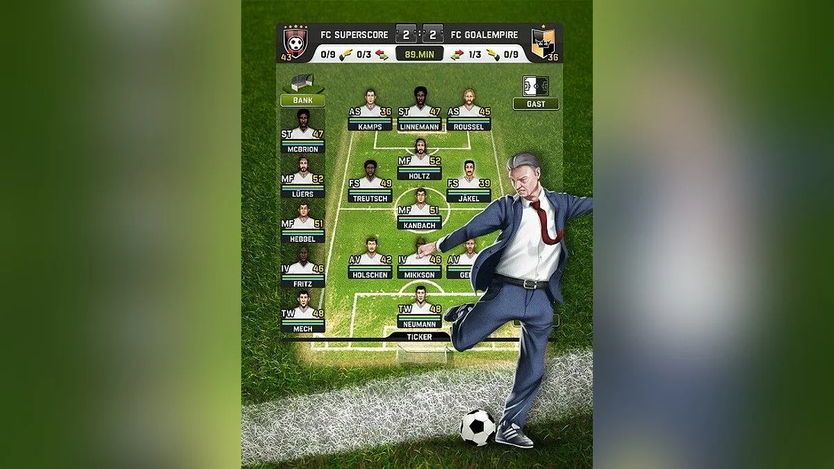 Ekran görüntüleri Mobile FC - Football Manager / Resim 1