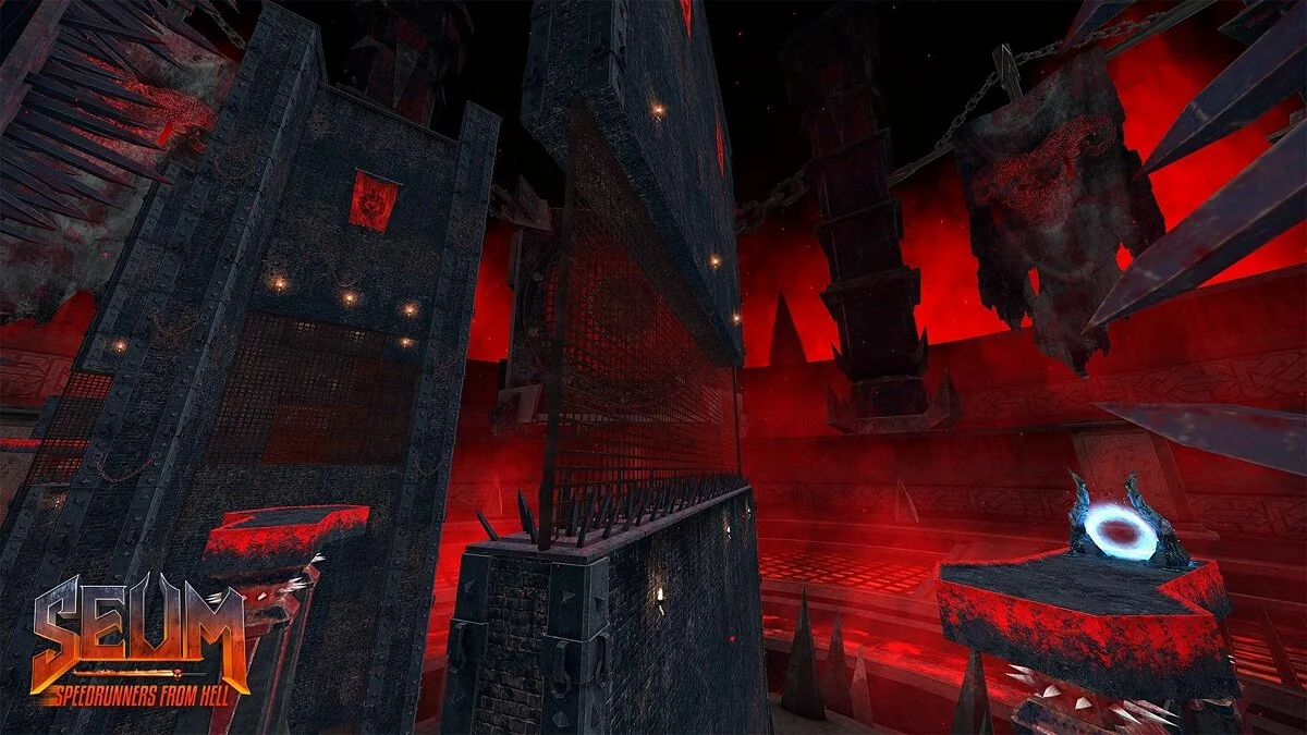 Capturas de tela de SEUM: Speedrunners from Hell / Imagem 4
