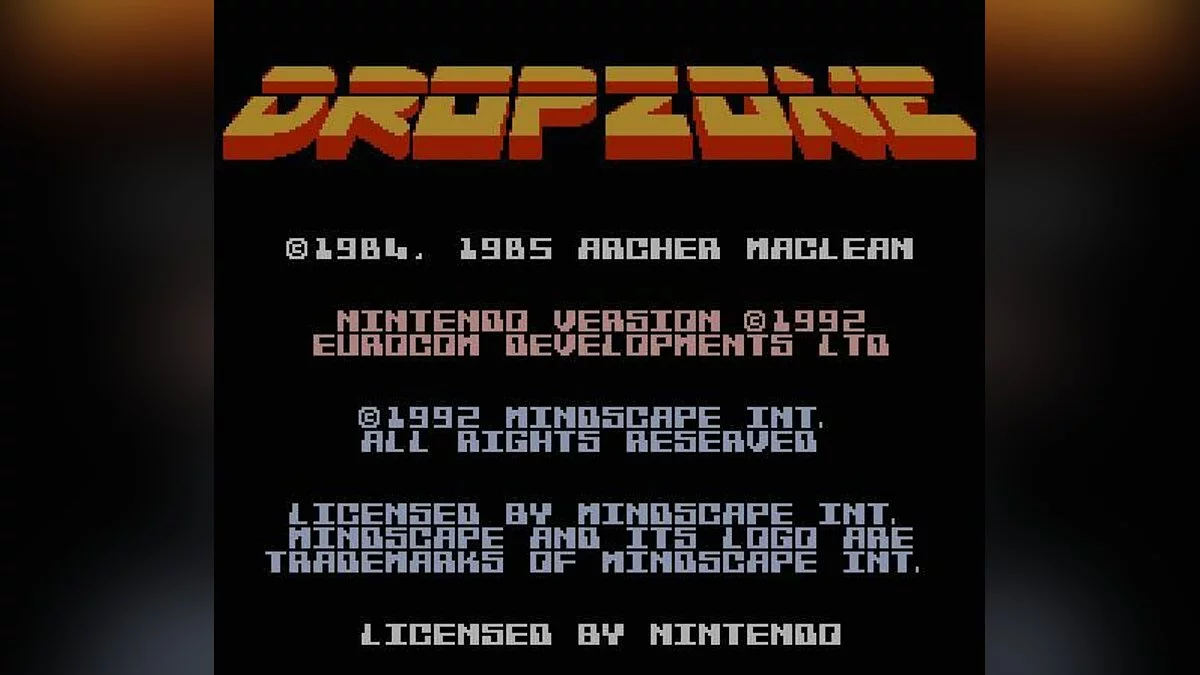Capturas de tela de Dropzone (1984) / Imagem 2
