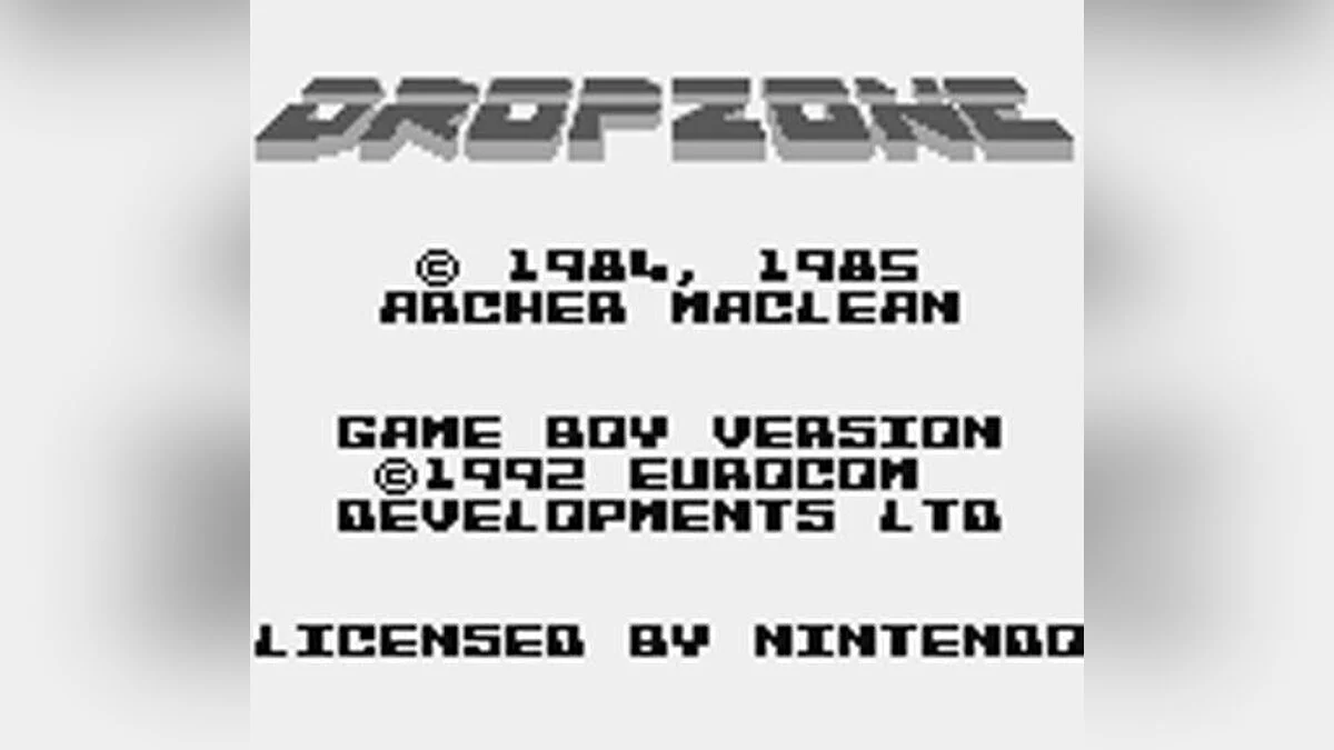 Capturas de tela de Dropzone (1984) / Imagem 6