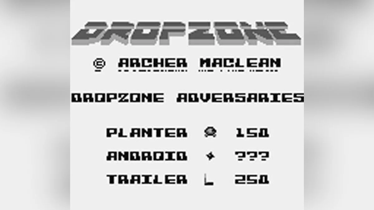 Capturas de tela de Dropzone (1984) / Imagem 7