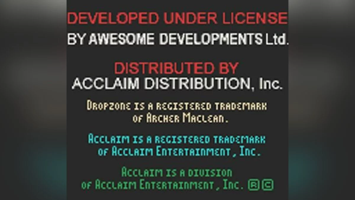 Capturas de tela de Dropzone (1984) / Imagem 43