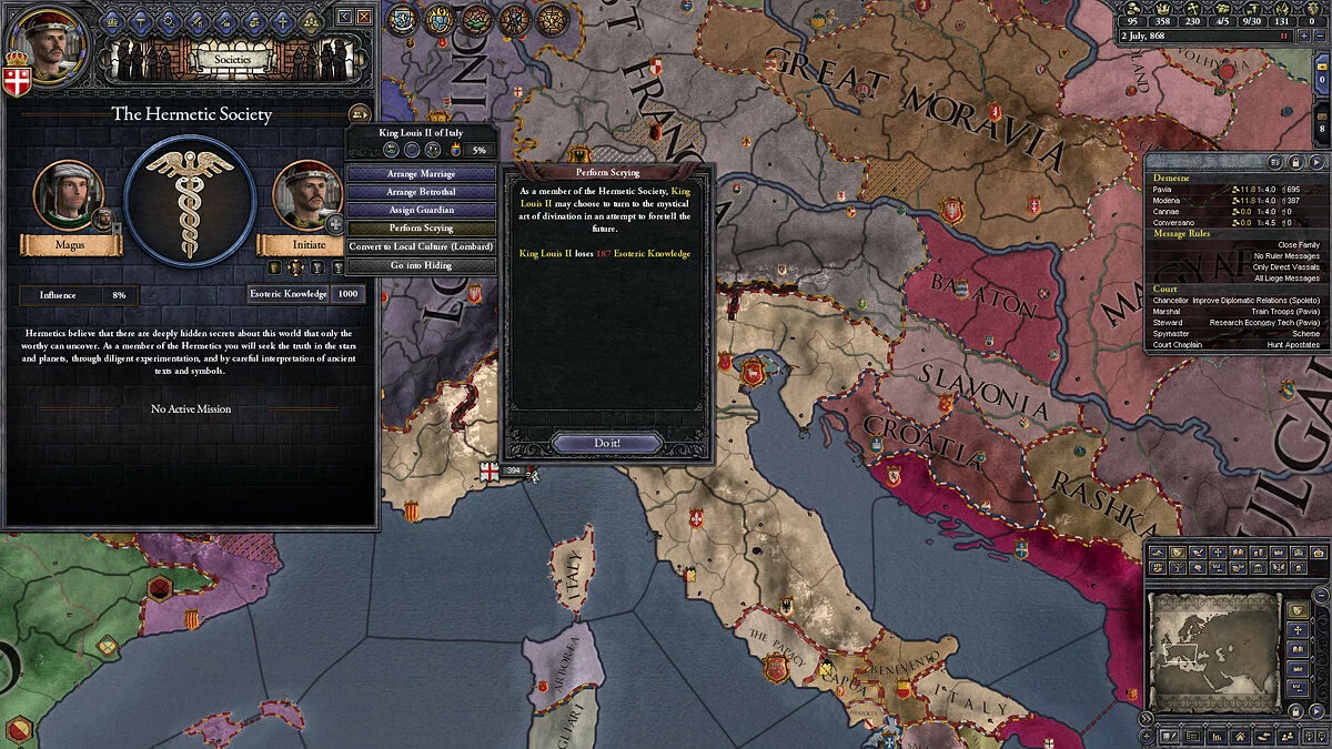 Capturas de pantalla de Crusader Kings 2: Monks and Mystics / Imagen 4