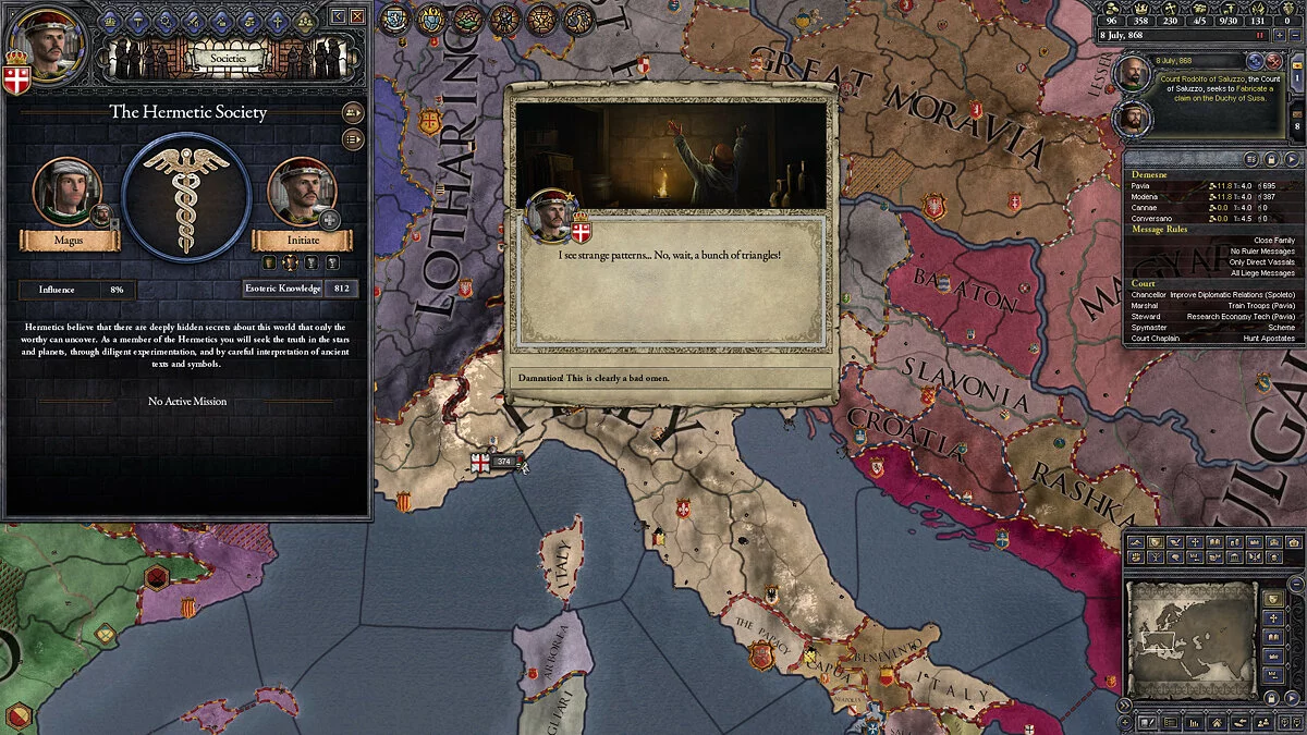 Capturas de pantalla de Crusader Kings 2: Monks and Mystics / Imagen 5