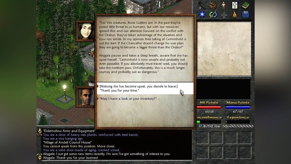 Screenshots from Eschalon: Book 1 / Image 19