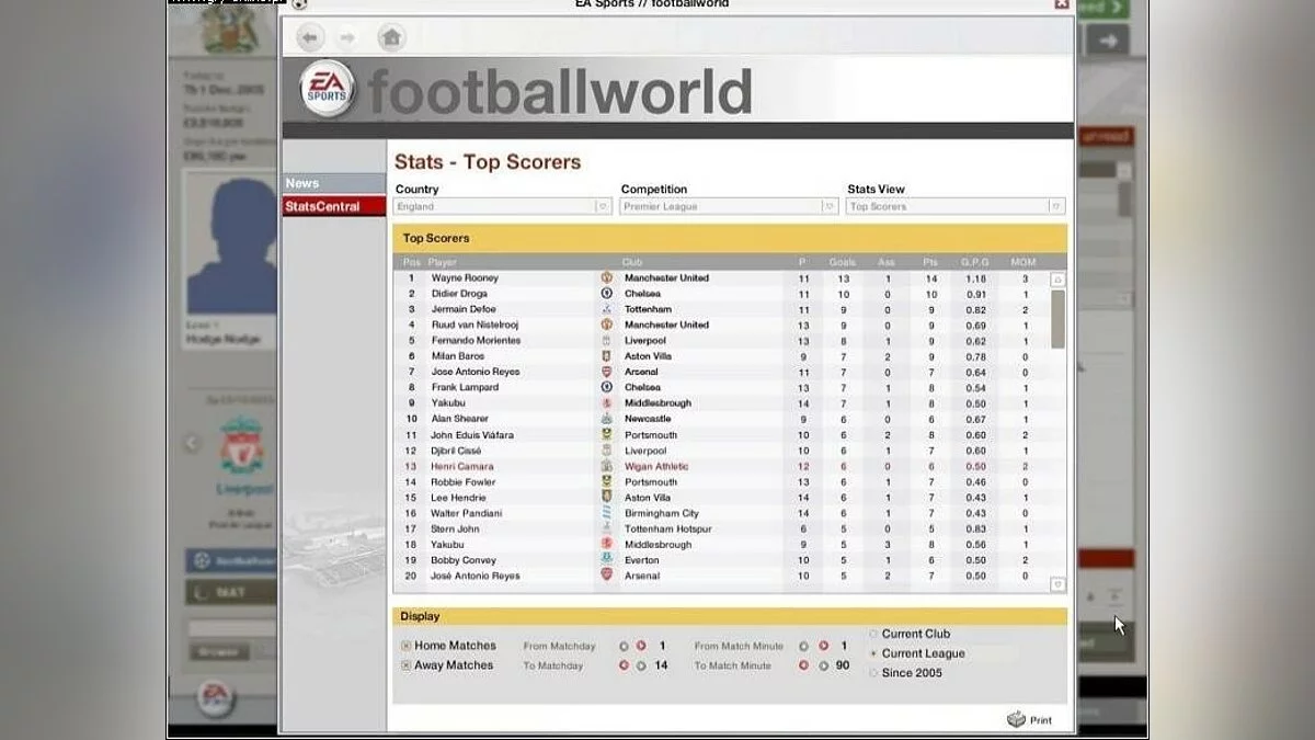 Screenshots aus FIFA Manager 06 / Bild 7