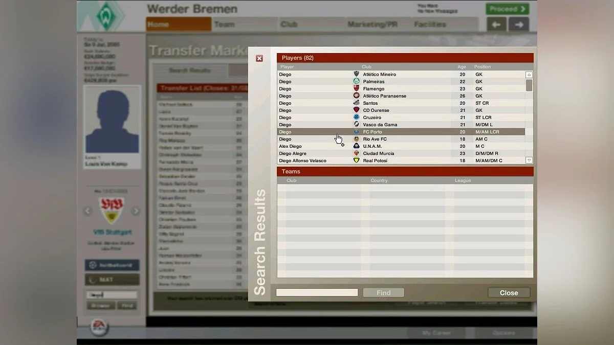Screenshots aus FIFA Manager 06 / Bild 35