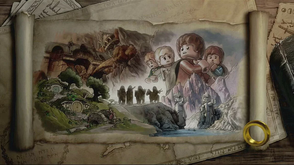Arte de LEGO Lord of the Rings