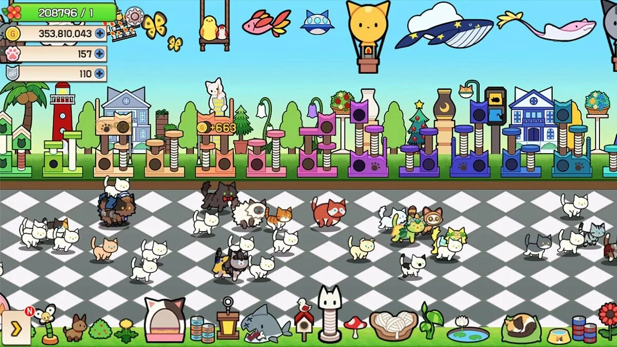 Capturas de pantalla de Cat town (Tap RPG) / Imagen 2