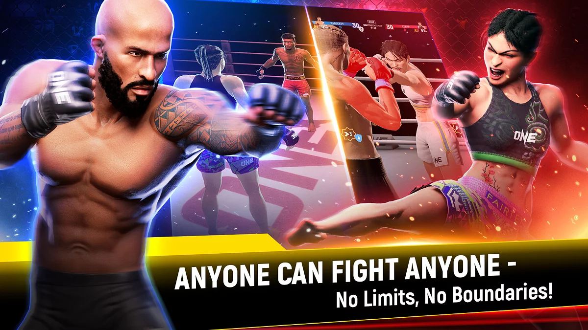 Screenshot dari ONE Fight Arena
