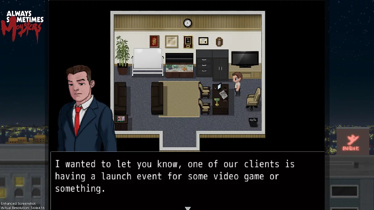 Posnetki zaslona iz Always Sometimes Monsters / Slika 10