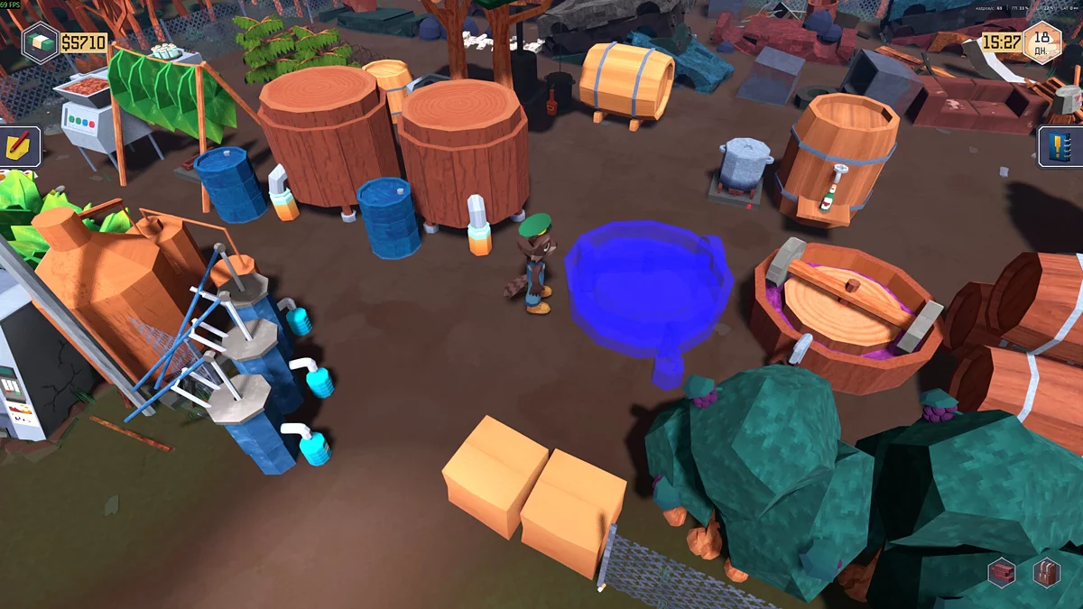 Screenshot dari Trailer Park Tycoon: Raccoon Ranch