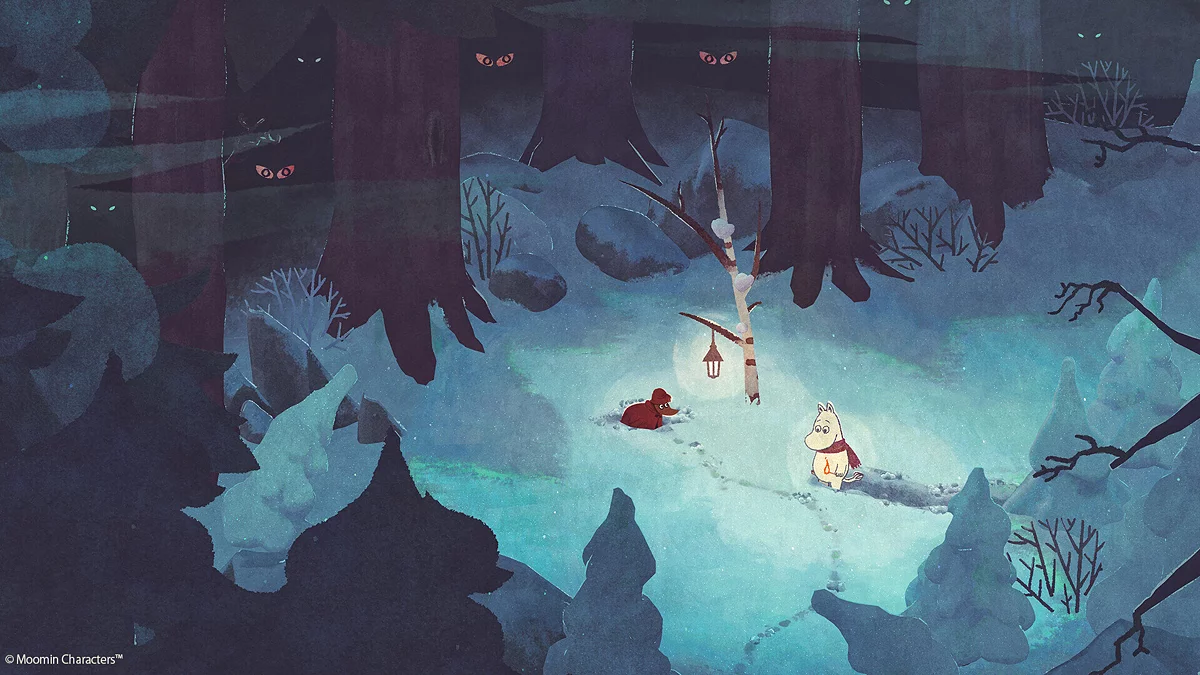 Screenshot dari Moomintroll: Winter's Warmth